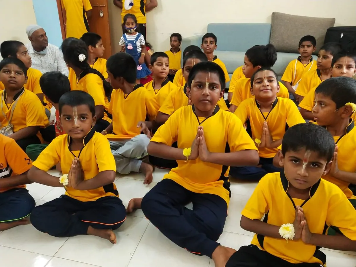 Children at a partner children's home
